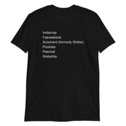 SOCIAL MEDIA is HUMAN WASTE T-Shirt