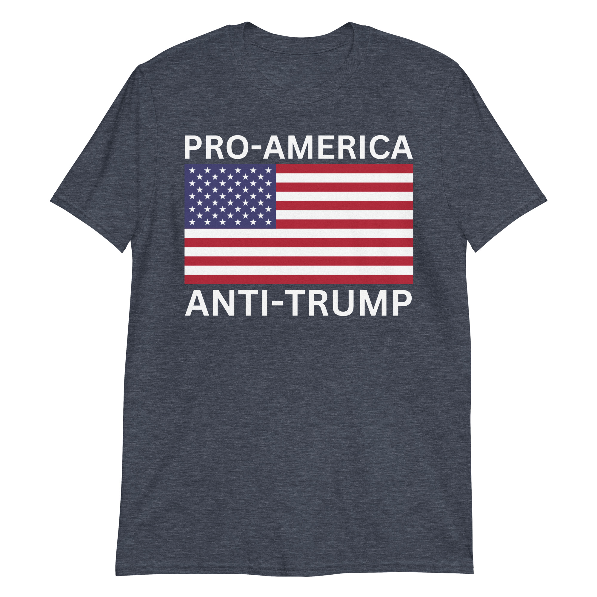 Pro-America Anti-Trump (USA Flag) T-Shirt - Image 6