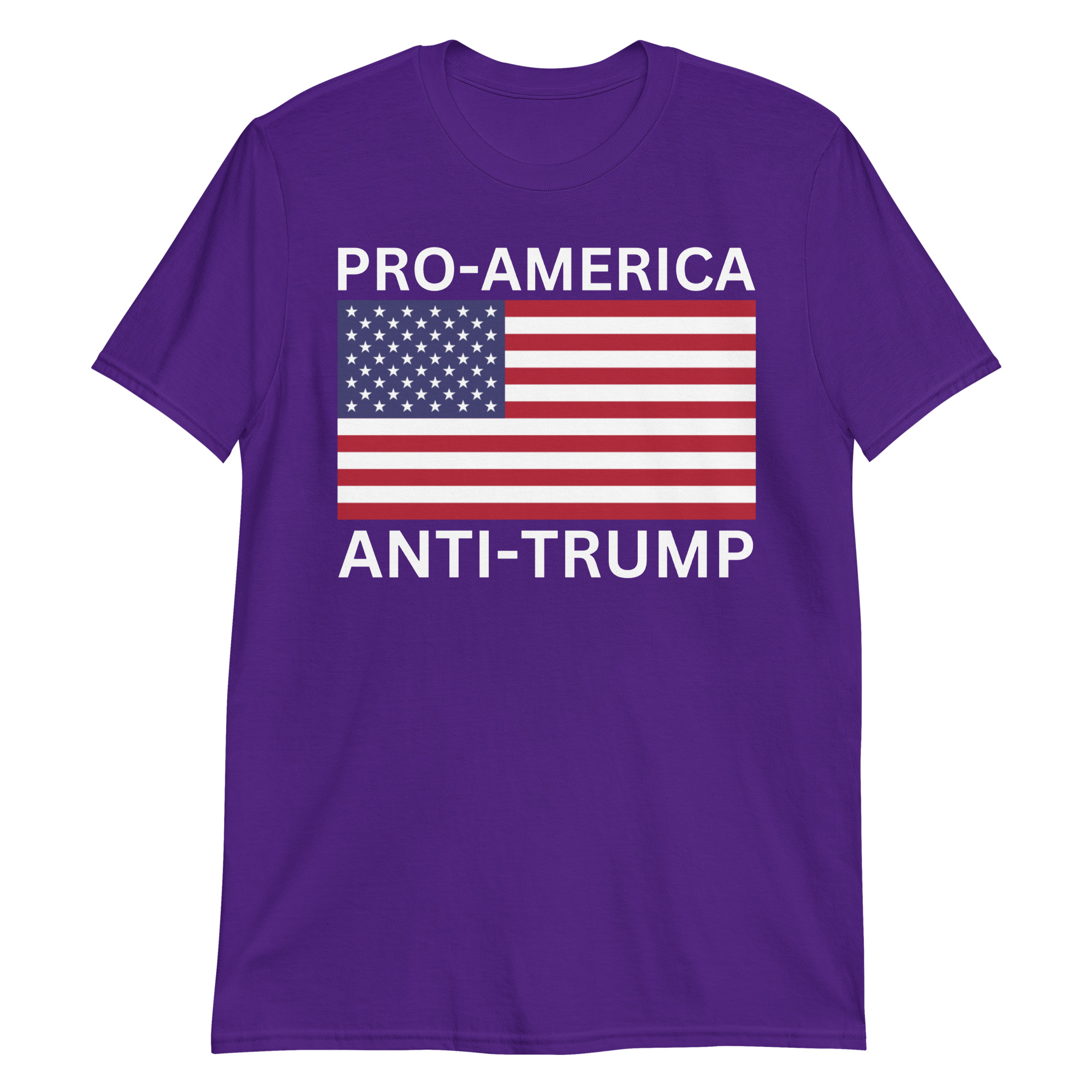 Pro-America Anti-Trump (USA Flag) T-Shirt - Image 4