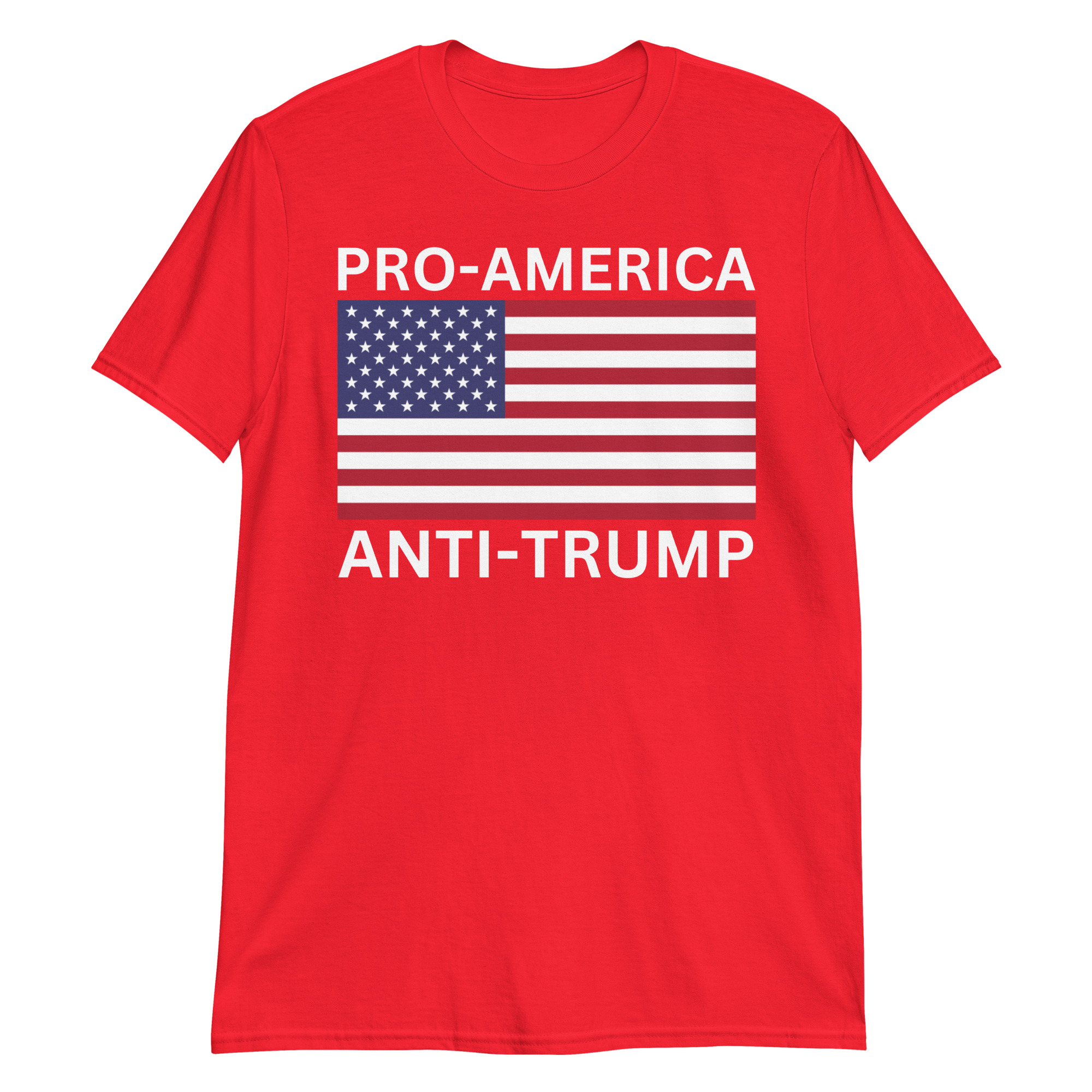 Pro-America Anti-Trump (USA Flag) T-Shirt - Image 7