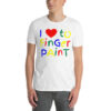 I Love To Finger Paint T-Shirt (Matching Couple Tee with I'm Paint)