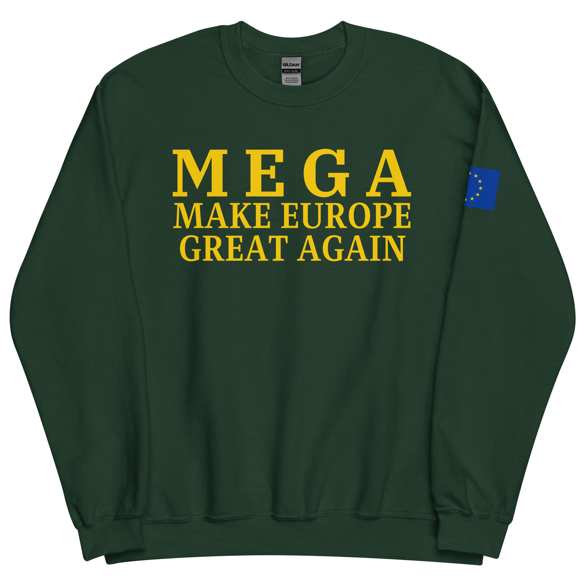 MEGA Make Europe Great Again | Flag of Europe Sweatshirt - Image 6