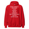 MAKE AMERICA HUNGARY ITALY FRANCE ISRAEL GERMANY THE NETHERLANDS POLAND GREAT AGAIN Hoodie