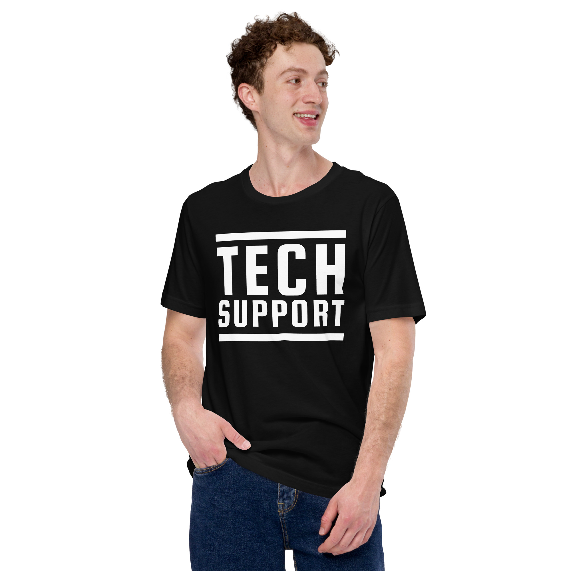 Elon Musk TECH SUPPORT T-Shirt - Image 3