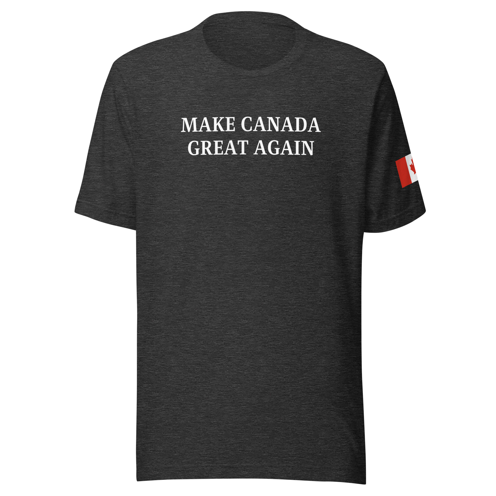 MAKE CANADA GREAT AGAIN | Canadian Flag Left Sleeve T-Shirt - Image 6