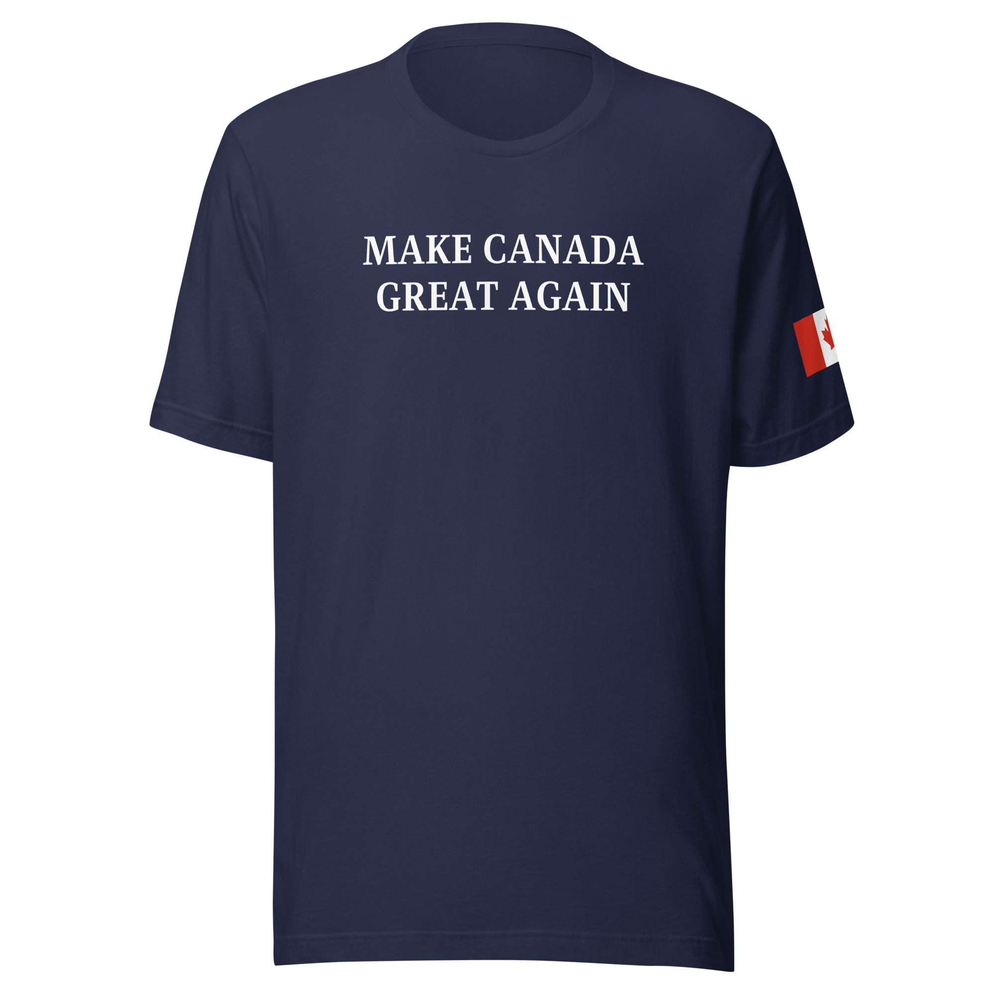 MAKE CANADA GREAT AGAIN | Canadian Flag Left Sleeve T-Shirt - Image 5