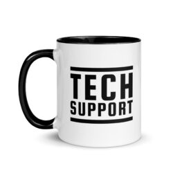 TECH SUPPORT Mug with Color Inside