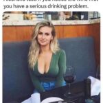 Alcoholic test - If you notice the wine first you have a serious drinking problem