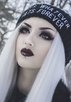 BOYS WHATEVER CAT FOREVER beanie - Scene Girl