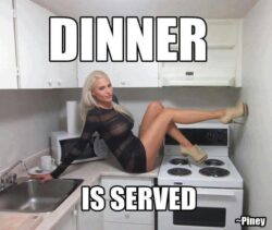 Dinner is served