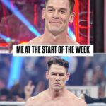Me at the start of the week vis Me by 5PM Monday