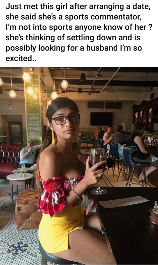 Mia Khalifa sports commentator