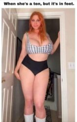 When she's a ten but it's in feet - Giant amazon woman