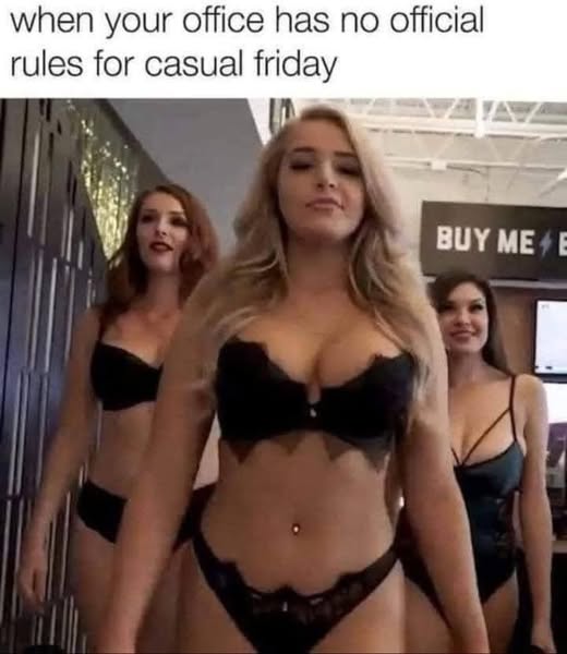 When your office has no official rules for casual friday