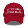 Mike Who Cheese Hairy embroidered hat