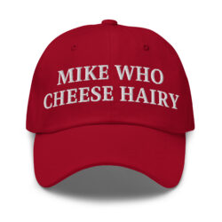 Mike Who Cheese Hairy embroidered hat
