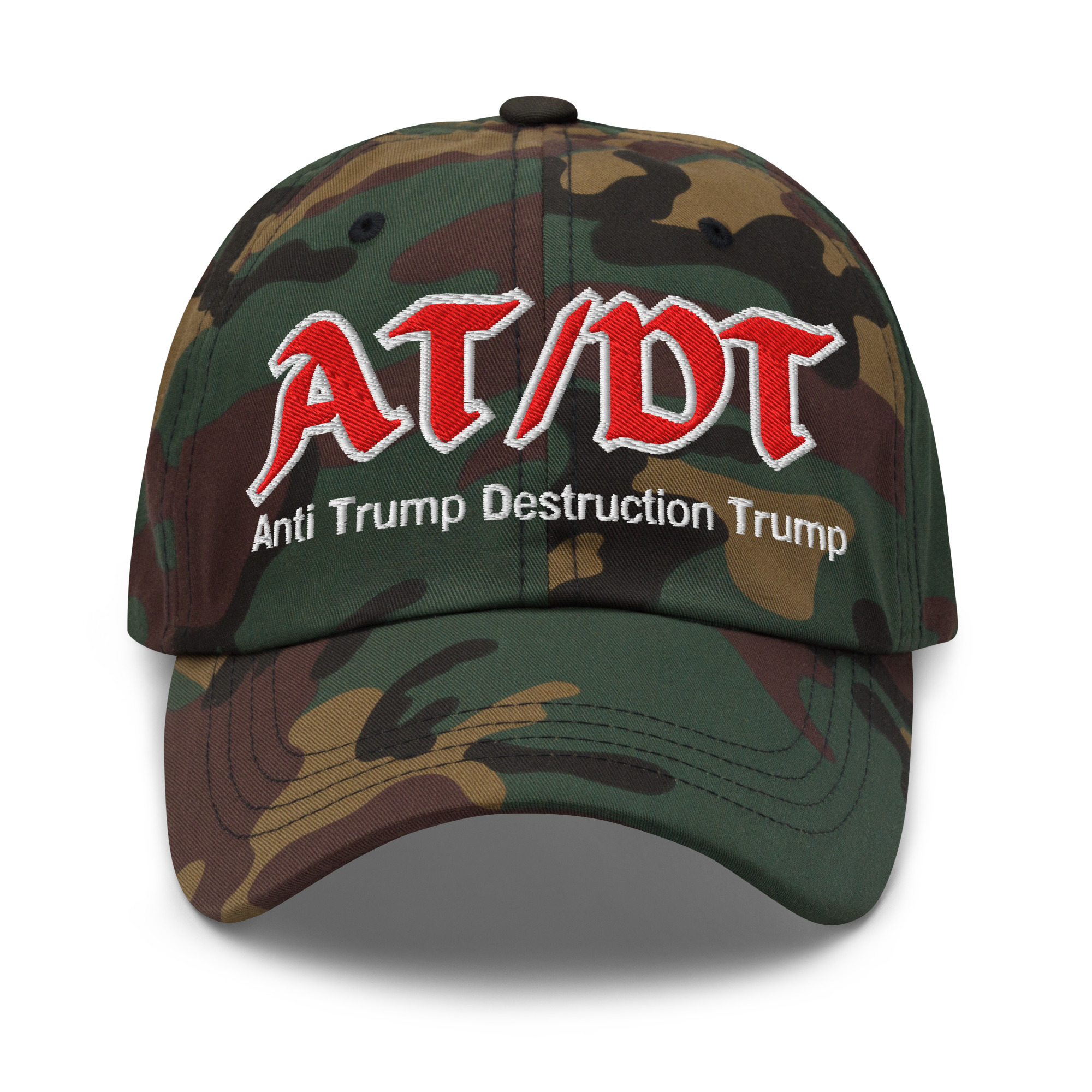 AT/DT Anti Trump Destruction Trump hat (Embroidered) - Image 8