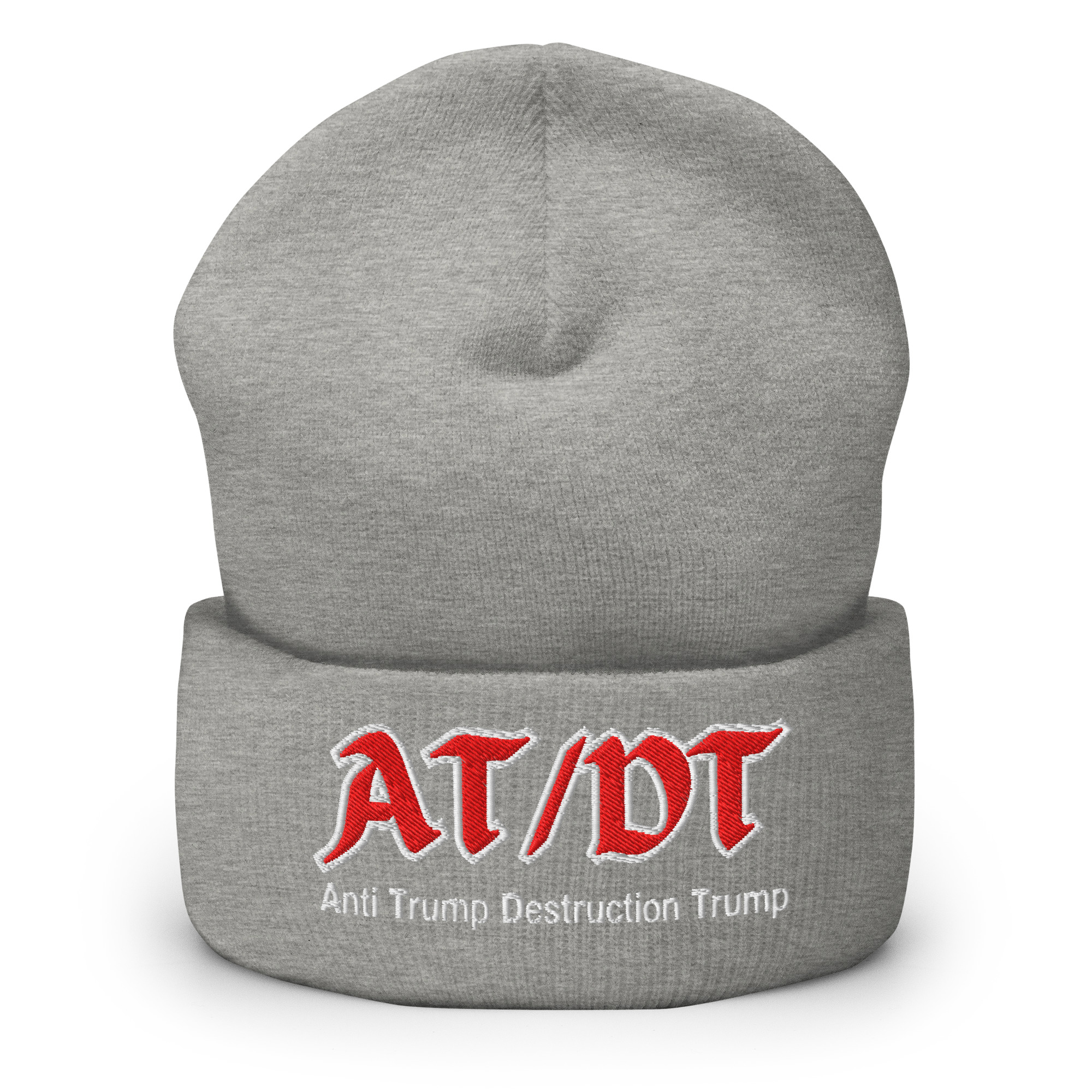 AT/DT Anti Trump Destruction Trump Beanie (Embroidered) - Image 8