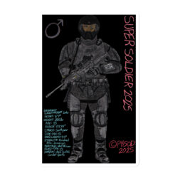 SUPER SOLDIER 2025™ Collectible Art Magnet
