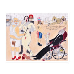 THE 120 DAYS OF ANARCHY™ (The Four Oligarchs™ series) Collectible Art Magnet