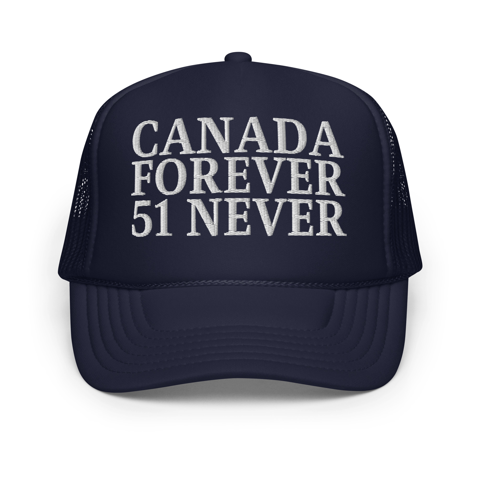 CANADA FOREVER 51 NEVER Embroidered trucker hat - Image 4