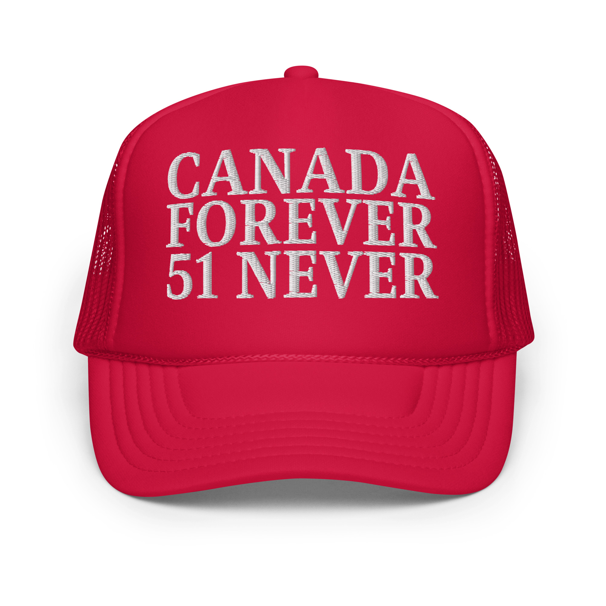 CANADA FOREVER 51 NEVER Embroidered trucker hat - Image 5