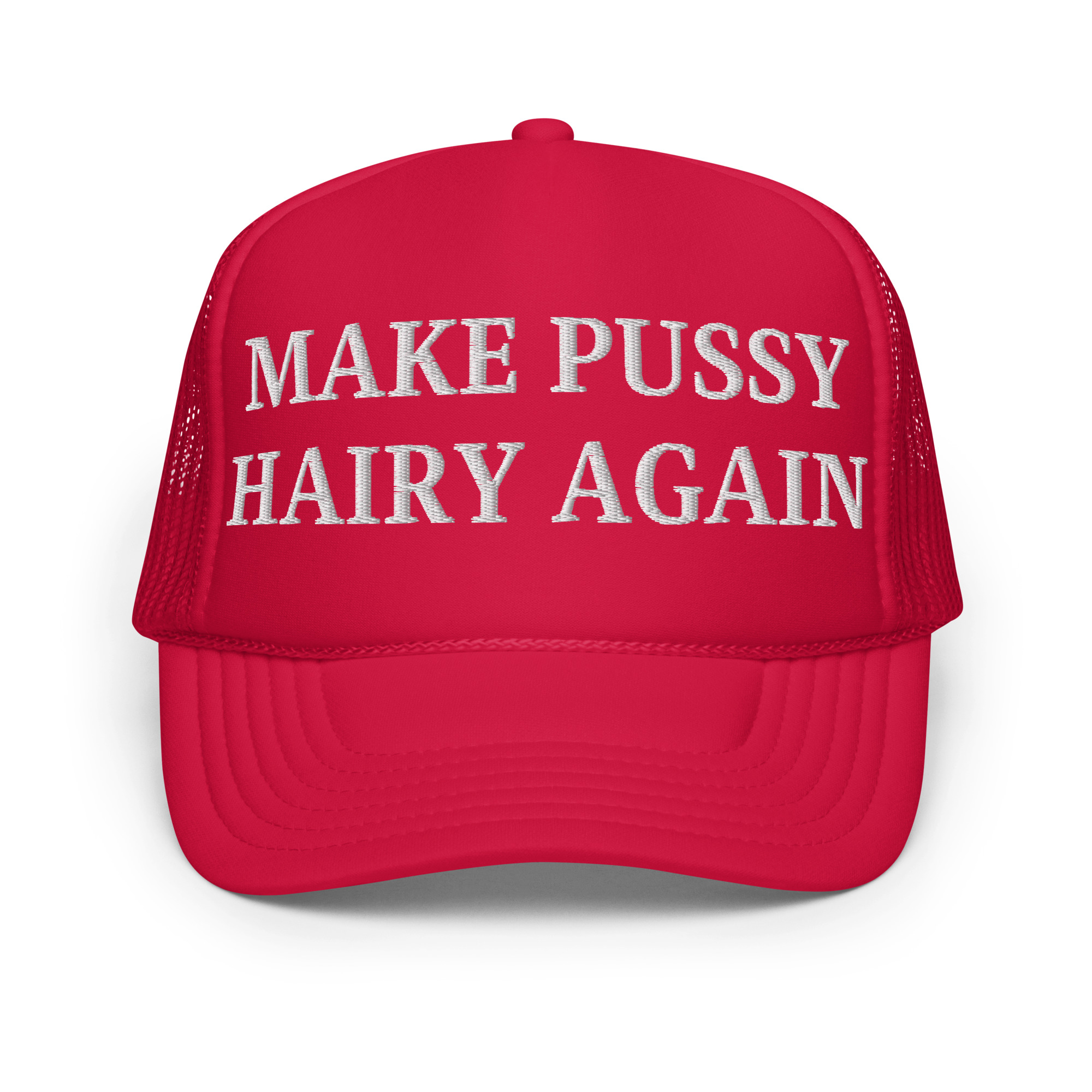 Make Pussy Hairy Again trucker hat