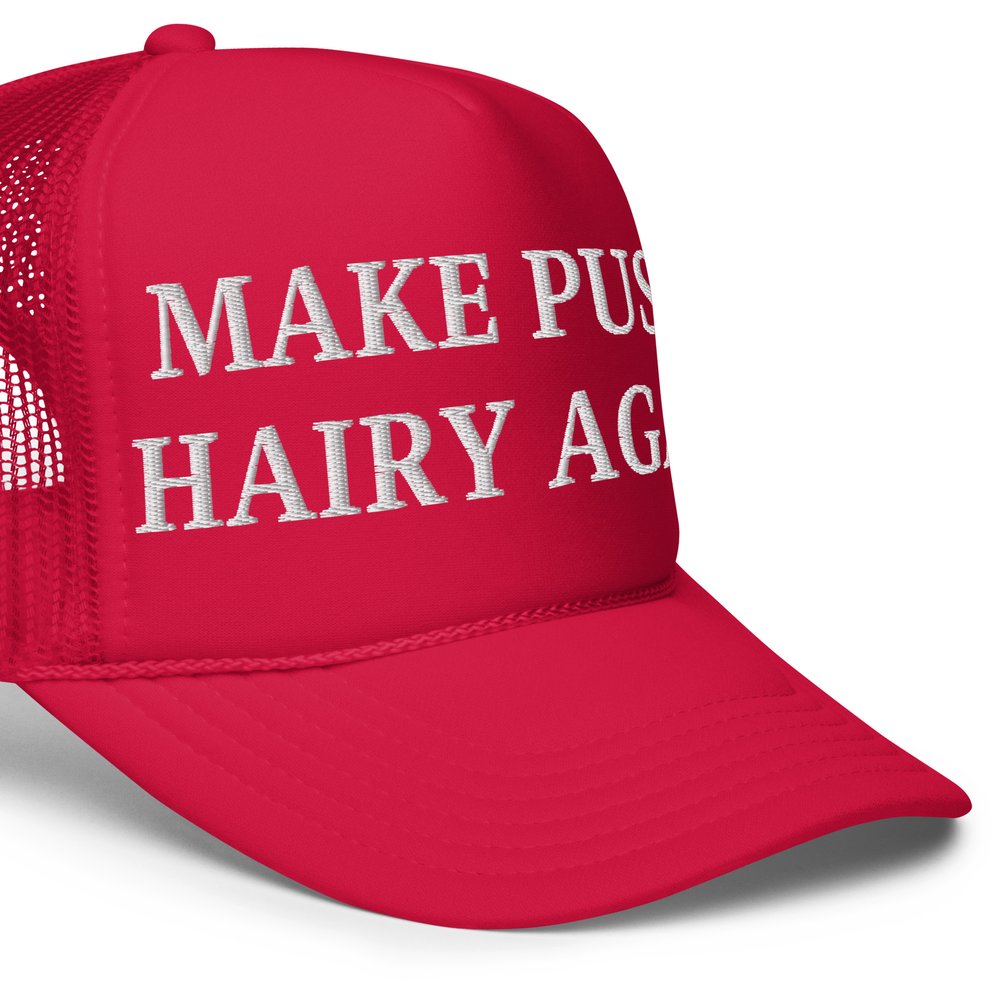 Make Pussy Hairy Again trucker hat - Image 2
