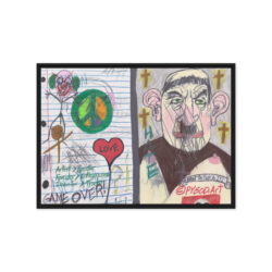 School Book Framed Canvas Print (28″x 20″) Ready to Hang