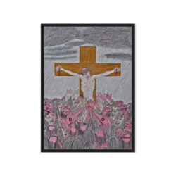 Crucifixion Framed Canvas Print (20″x 28″) Ready to Hang