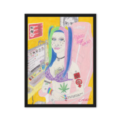Wanna Laya Framed Canvas Print (24″x32″) Ready to Hang