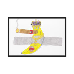BULLSHITTER Framed Canvas Print (36″x24″) Ready to Hang
