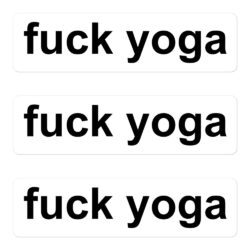 Fuck Yoga Sticker Pack