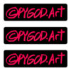 PYGOD's Signature Sticker Pack