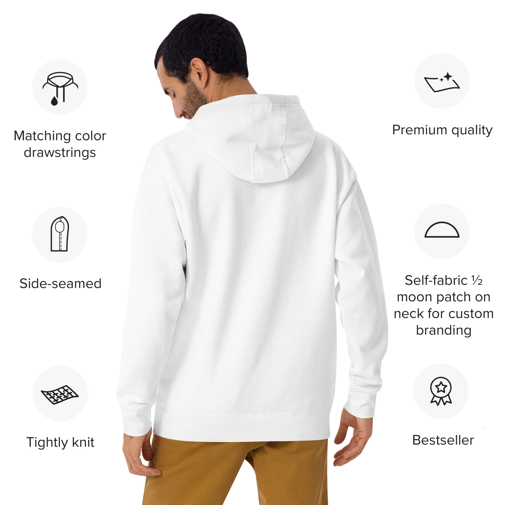 David Rose WILD ALOOF REBEL Premium Hoodie - Image 2