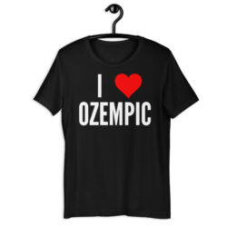 I love Ozempic Black T-Shirt