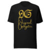 O.G. Original Gangster (Gold gothic & cursive font) T-Shirt