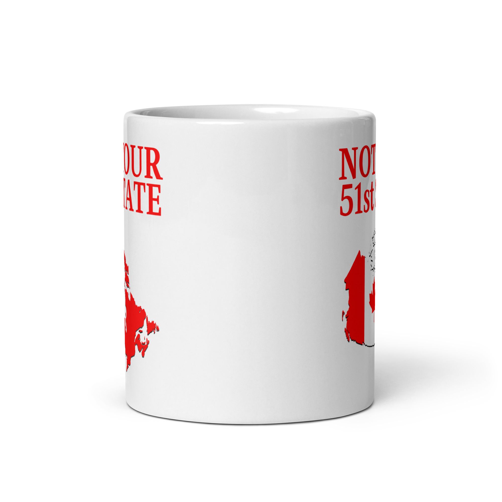 Canada Is Not Your 51st State – Canada Map coffee mug - Image 4