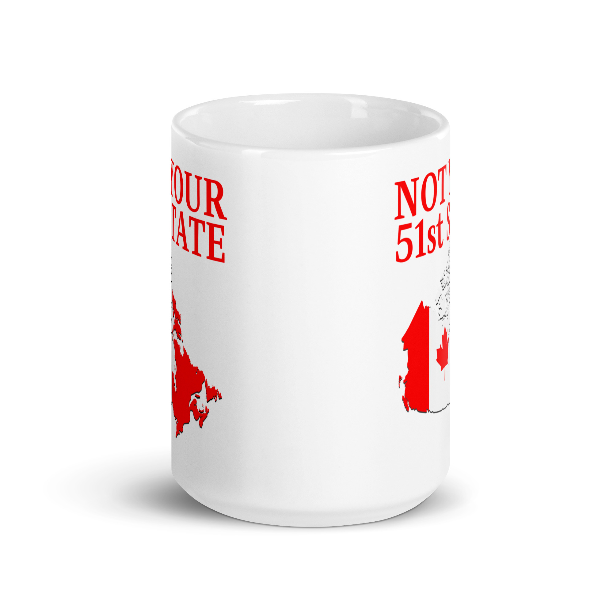 Canada Is Not Your 51st State – Canada Map coffee mug - Image 7