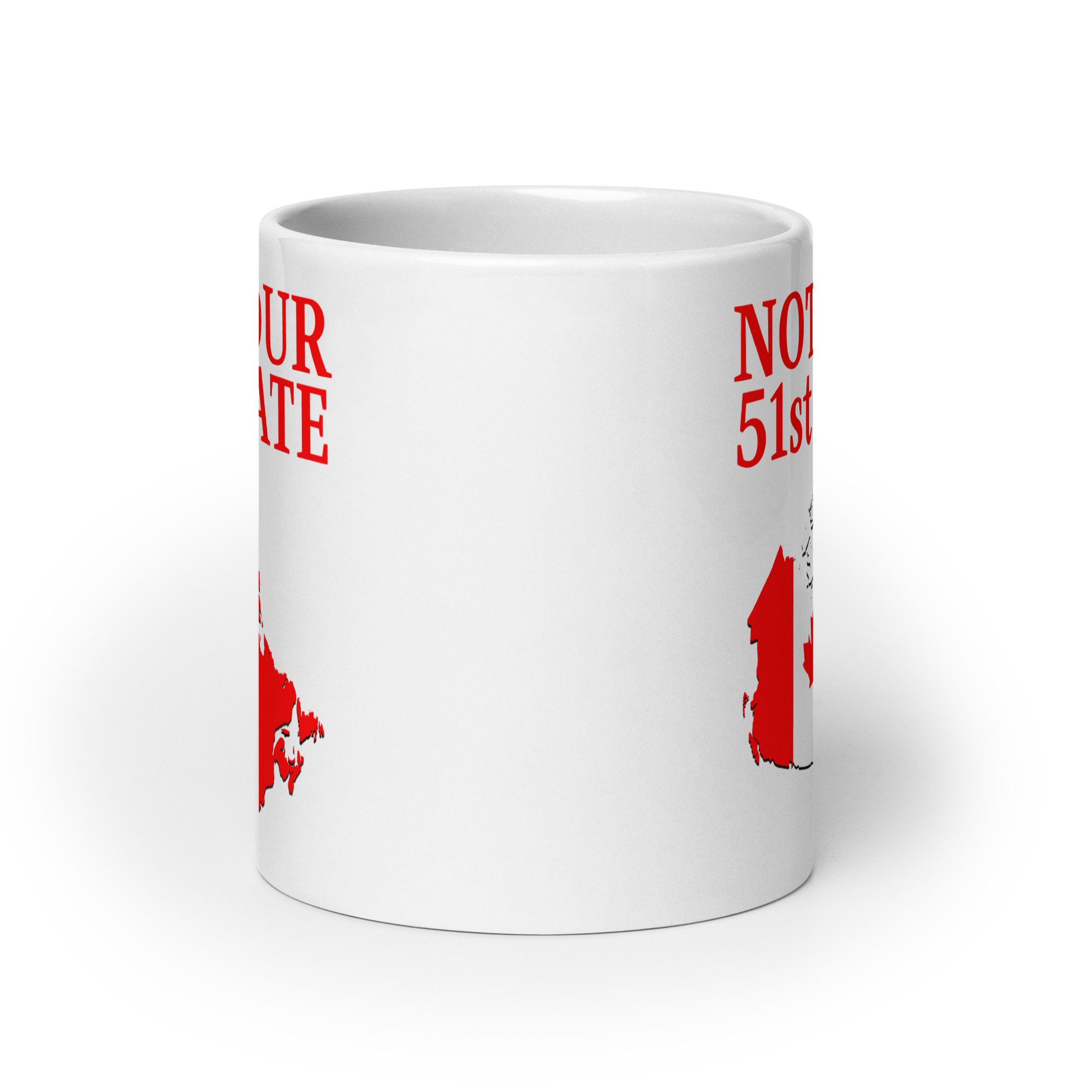 Canada Is Not Your 51st State – Canada Map coffee mug - Image 9