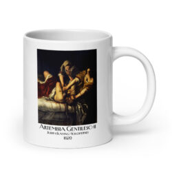 Judith Slaying Holofernes (Artemisia Gentileschi, Florence) coffee mug