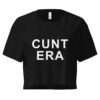 CUNT ERA Black Crop Top