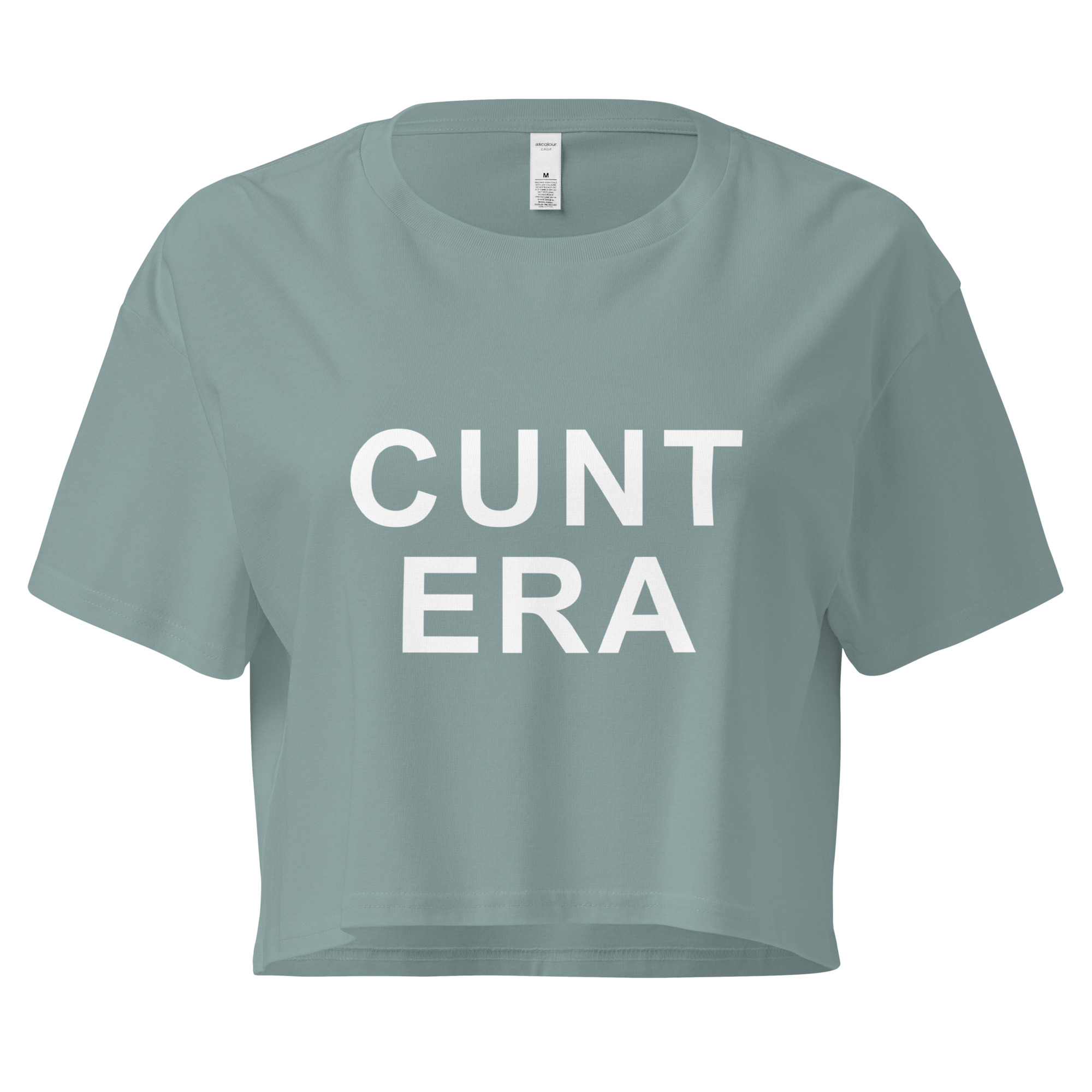 CUNT ERA Black Crop Top - Image 4