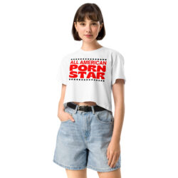 Alternative view of All American Porn Star Crop Top Tee