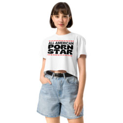 Alternative view of All American Porn Star Crop Top