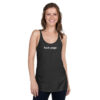 Fuck Yoga (in white letters) Women's Racerback Tank