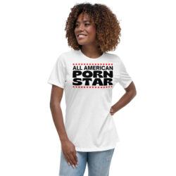 Alternative view of All American Porn Star Women’s t-shirt