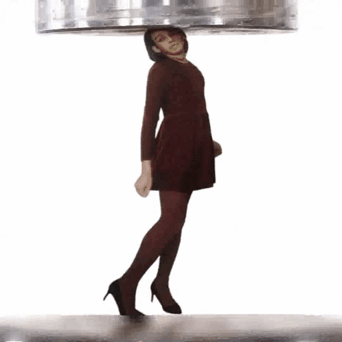 Squashed Flat Flattening GIF
