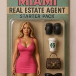 Miami Real Estate Agent action figure started pack