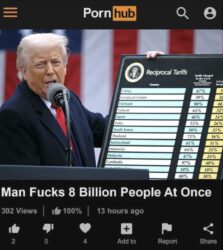 Pornhub - Donald Trump Fucks 8 Billion People At Once